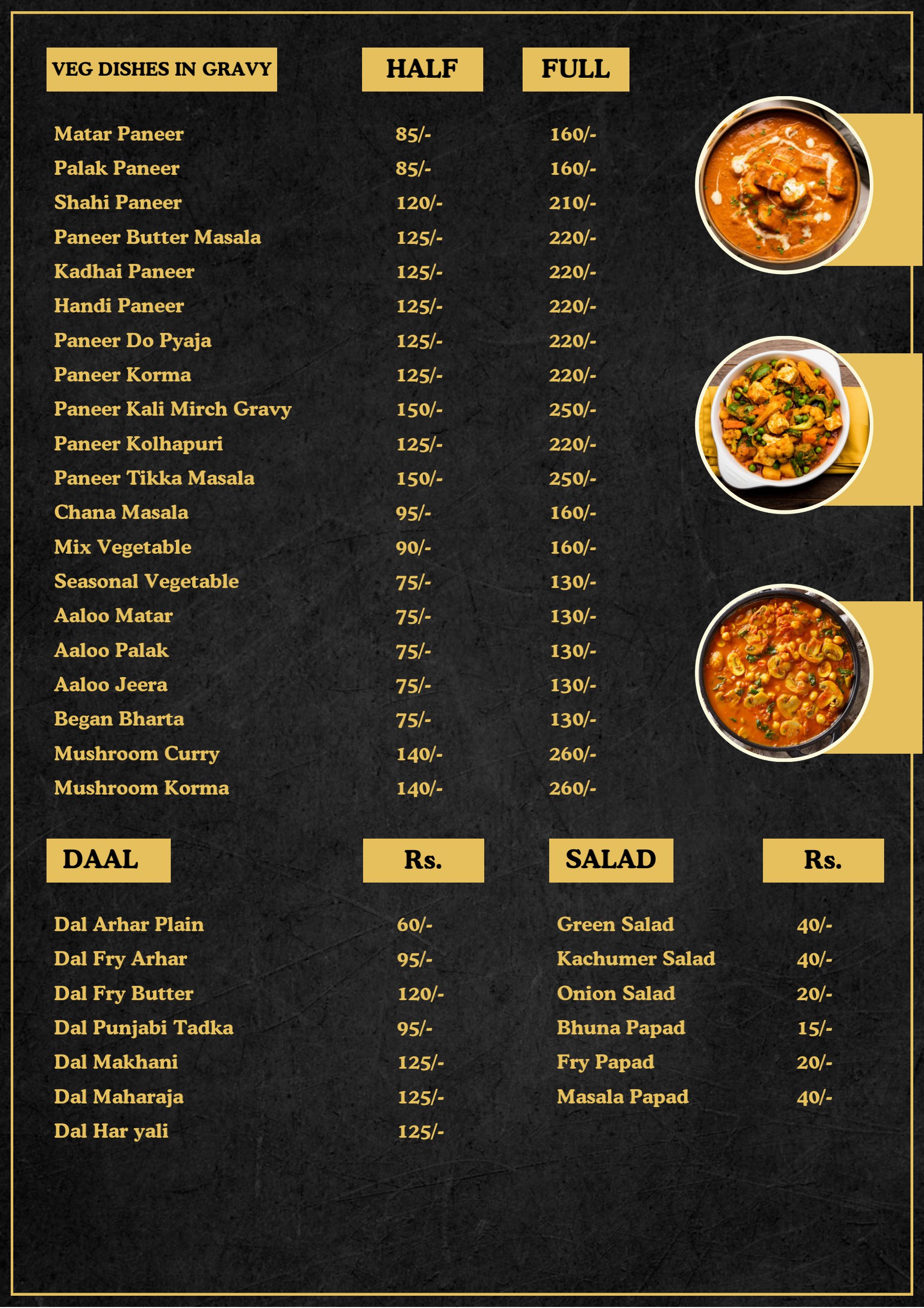 Maharaja Restaurant Menu Card_5